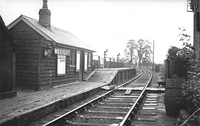 Westcott railway station